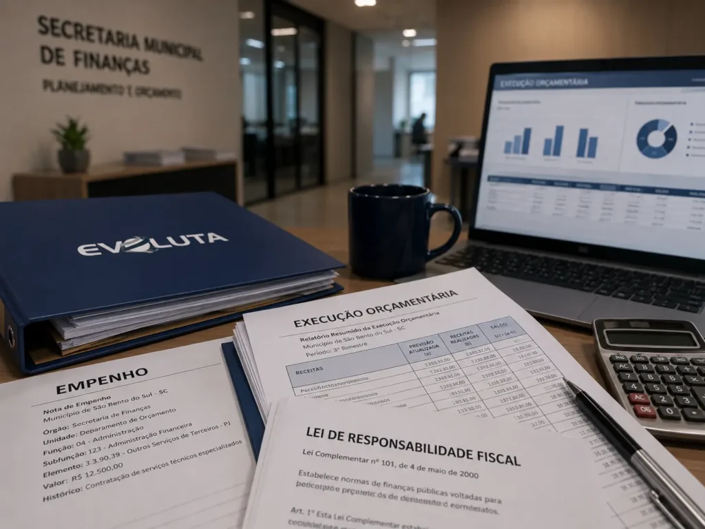 Documentos de folha de pagamento, concurso e plano de carreira na secretaria de recursos humanos