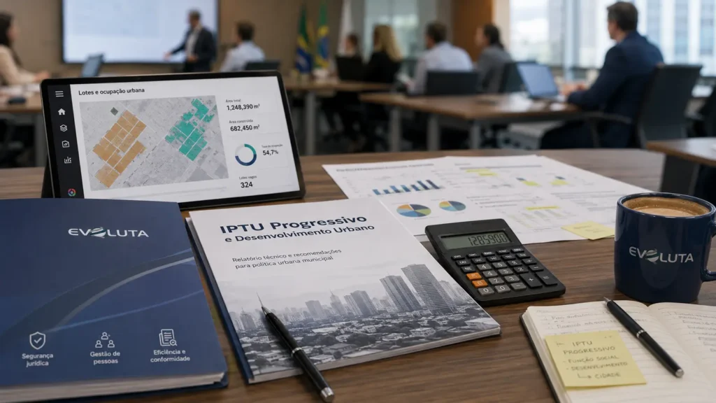 Guia de IPTU, calculadora e monitor de arrecadação para revisão da planta genérica de valores